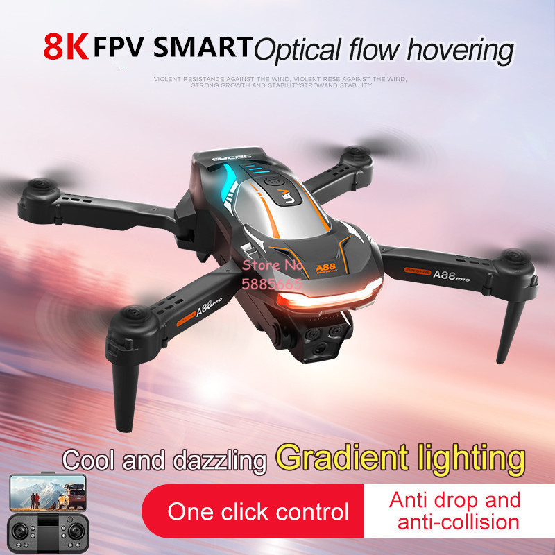 Kids Toys Helicopter - 8K Аэрофотосъемка Оптическое позиционирование потока FPV