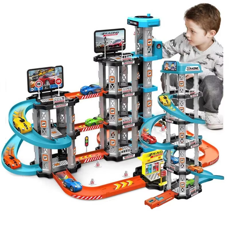 Catapult Launcher Toy - Игрушечная гоночная трасса с рампой для