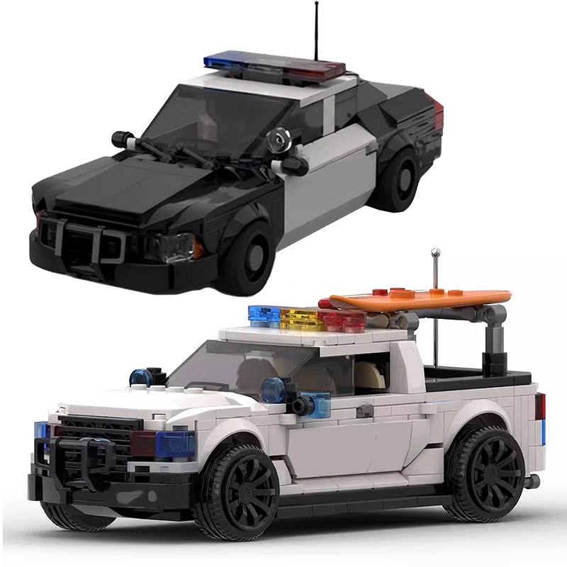 Kids Toys Victoria - Технический конструктор MOC: полицейские машины Ford