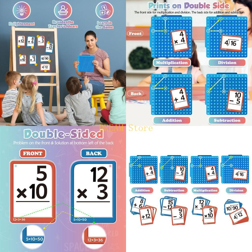 Educational Flash Card - Обучающие математические операции, обучающие карточки, обучающие