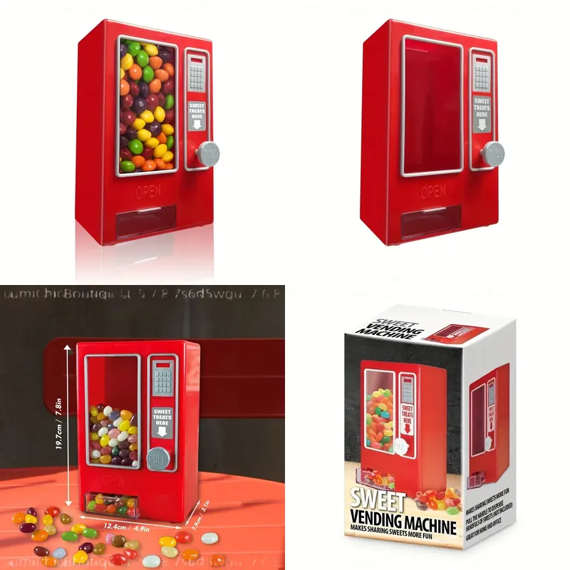 Kids Toys Vending Machine - Мини-вендинговый автомат для конфет, ретро-диспенсер для