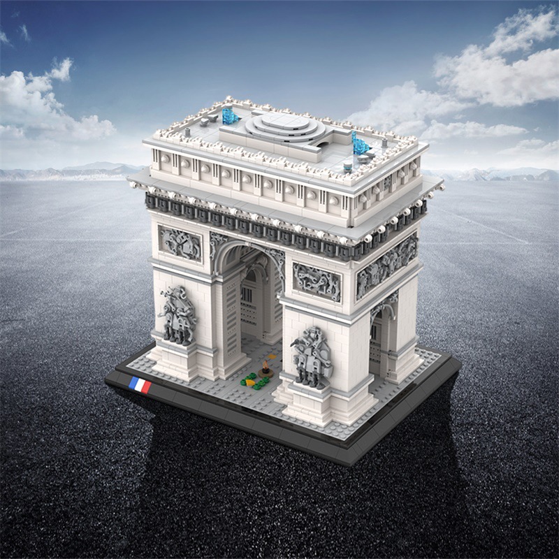 Kids Toys Paris - 4445 шт. модель триумфа Arc de,