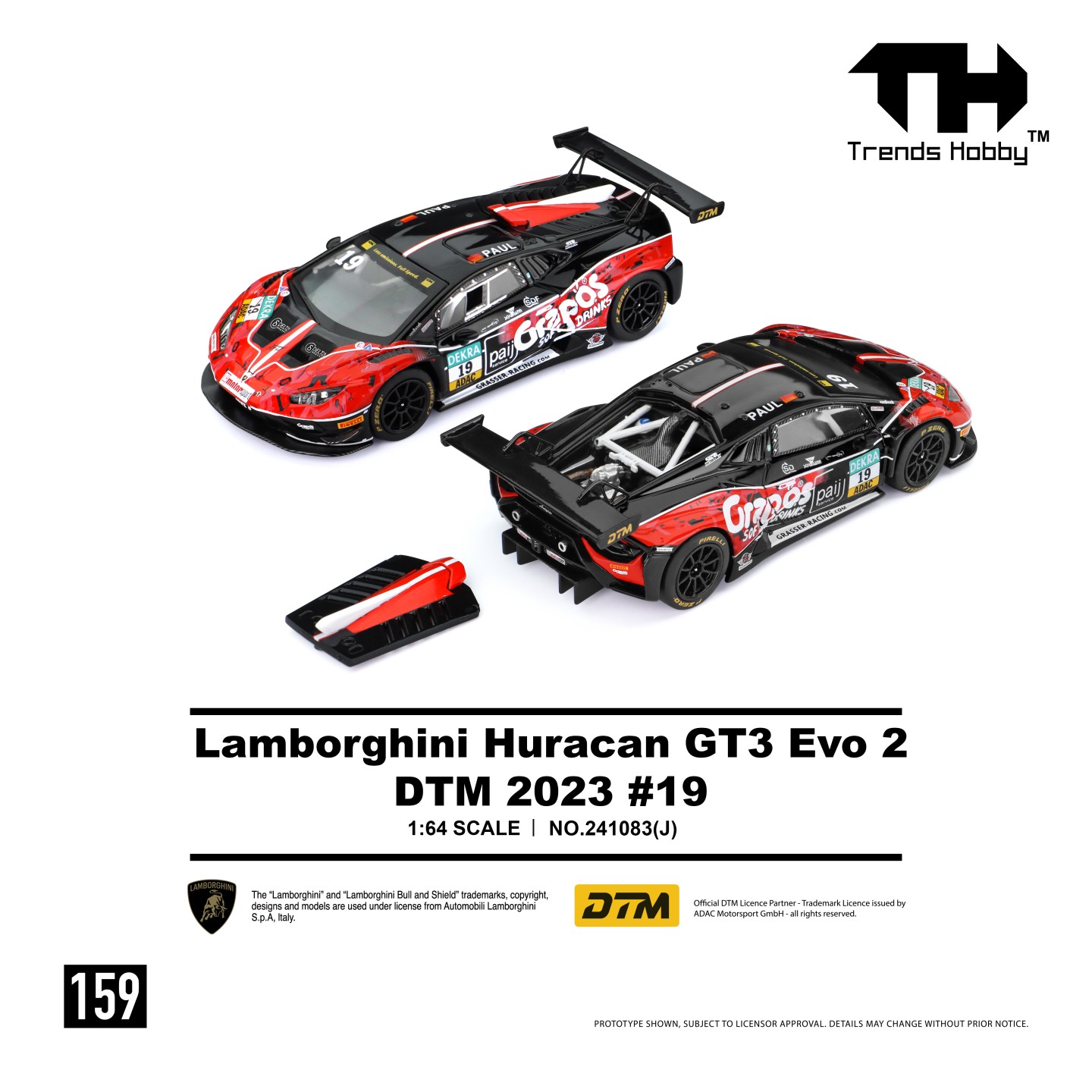 Kids Toys Indonesia - TH-Trends Hobby, модель 1/64, Lamborghini Huracan