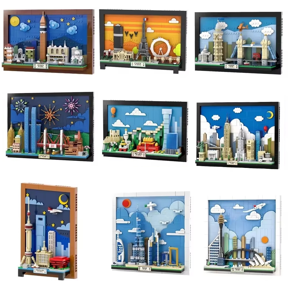 Kids Toys Paris - Городские карточные пазлы-конструкторы MOC: развивающие модели