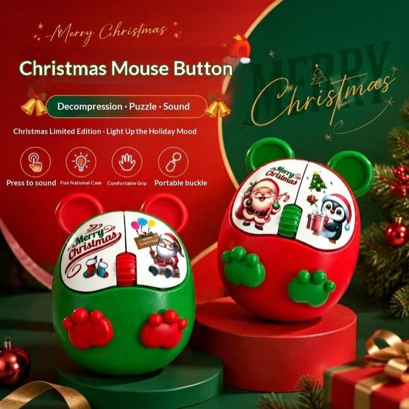 Kids Xmas Toys Ideas - Новогодняя игрушка-мышка с шуршащим звуком и