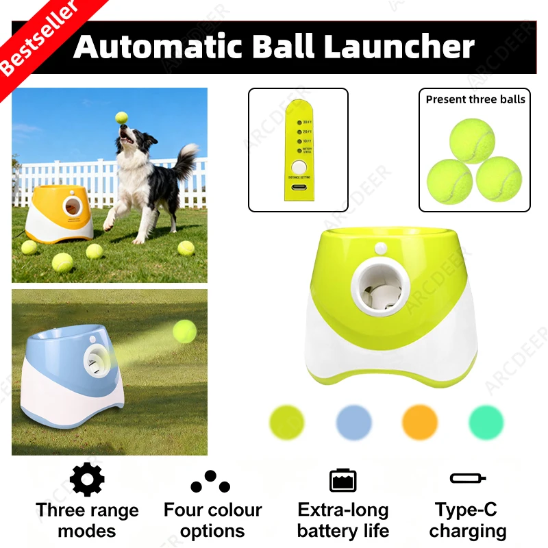 Catapult Launcher Toy - Перезаряжаемая автоматическая установка для мячей для