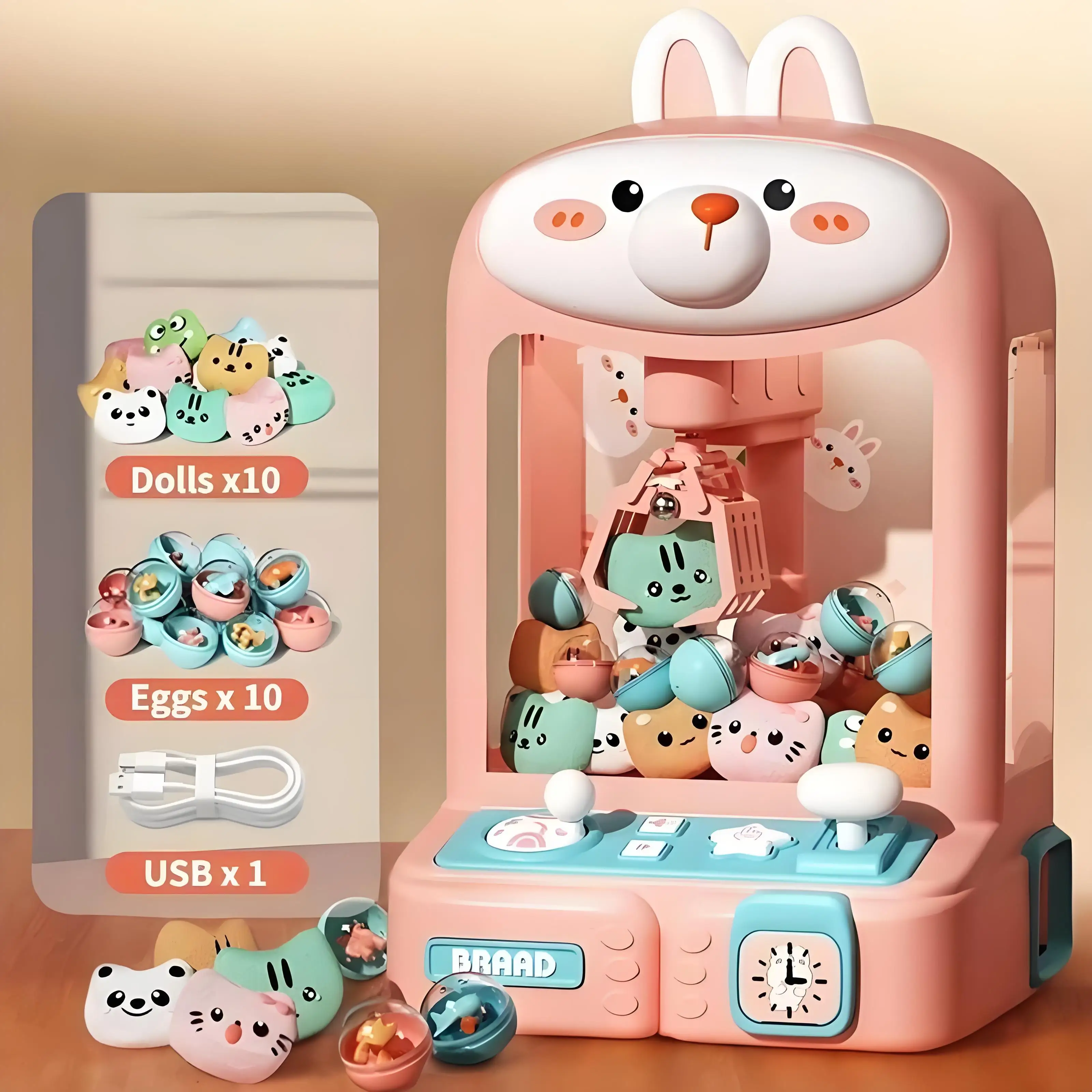 Мини-автомат с когтями, игрушк – обзор и цена Kids Toys Vending Machine