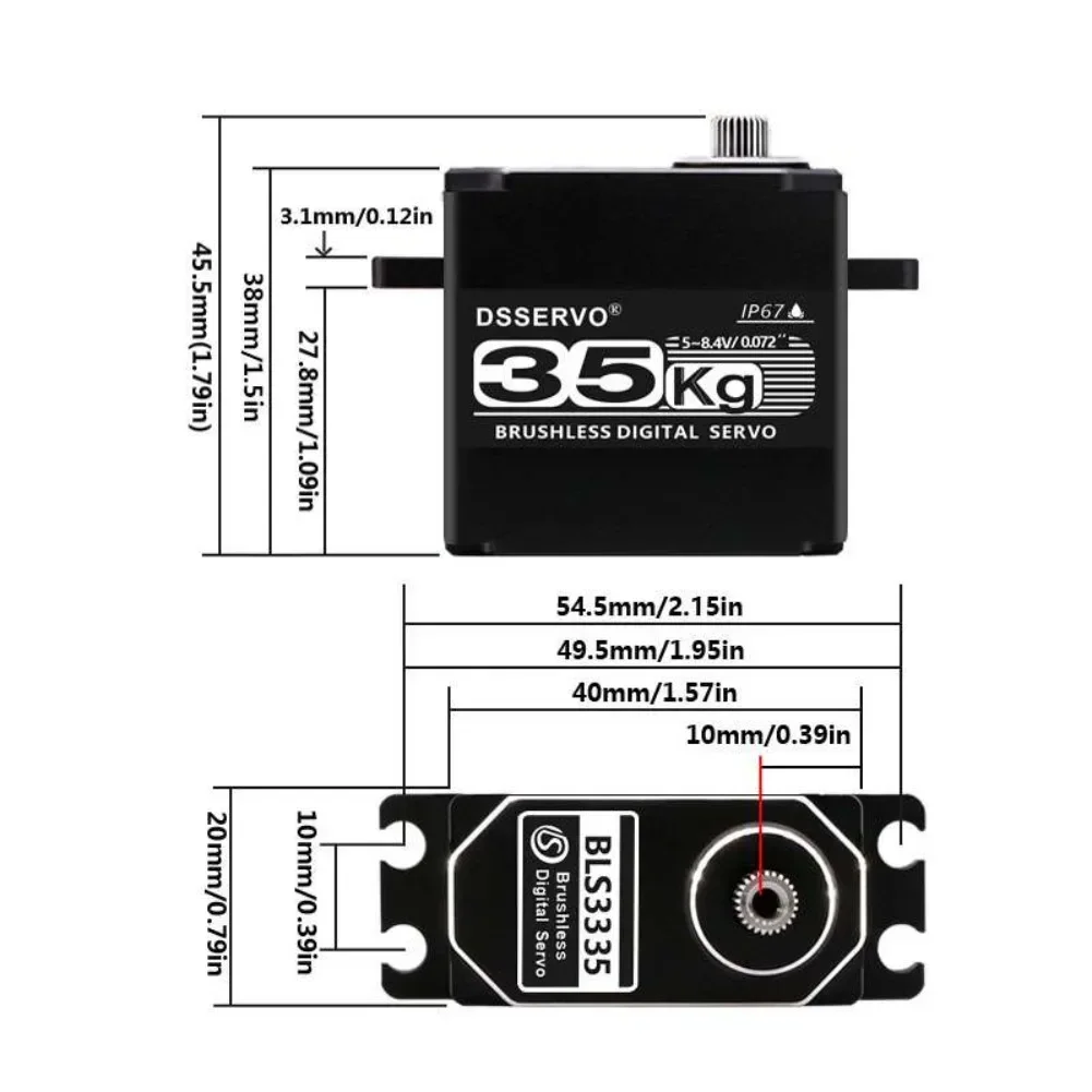 35 кг BLS3335 цифровой серводв – обзор и цена Kids Toys Remote Car
