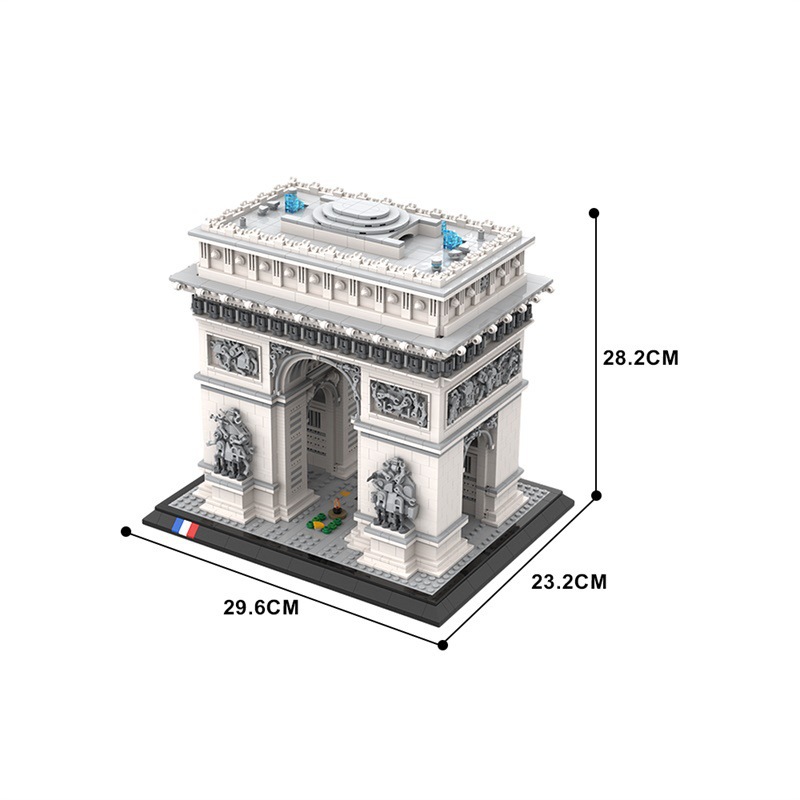 4445 шт. модель триумфа Arc de – обзор и цена Kids Toys Paris